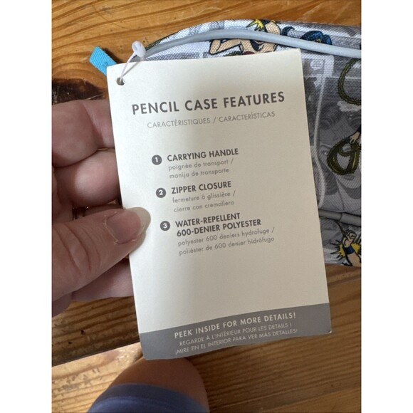 DC Pottery Barn Kids Wonder Woman PENCIL CASE superhero school Supplies Bag - Picture 3 of 8